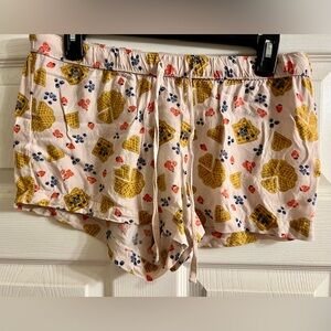 Nordstrom BP Under Cover Waffle Pajama Shorts Juniors M